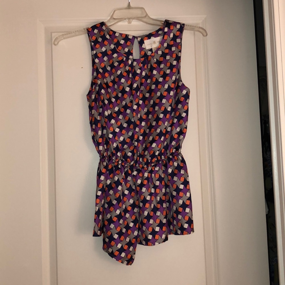 Julie Brown Peplum Top